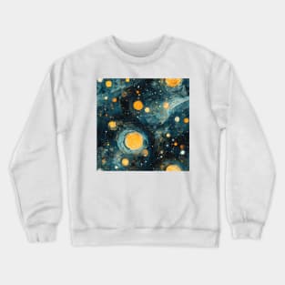 Van Gogh Starry Night Outer Space Pattern 12 Crewneck Sweatshirt